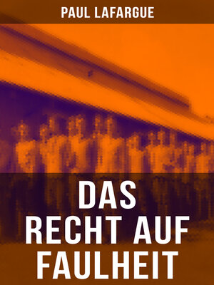 cover image of Das Recht auf Faulheit